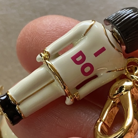 New VINTAGE Y2K JUICY COUTURE WEDDING COUPLE BRIDE GROOM CHARMS (2) - Picture 13 of 13